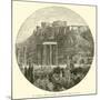 The Acropolis, Gate of Hadrian, and Ruins of Temple of Jupiter-null-Mounted Giclee Print