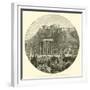 The Acropolis, Gate of Hadrian, and Ruins of Temple of Jupiter-null-Framed Giclee Print