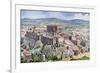 The Acropolis in Athens in Ancient Greece, 1914-G. Rehlender-Framed Giclee Print