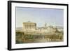 The Acropolis of Athens in the Time of Pericles 444 BC. 1851-Ludwig Lange-Framed Giclee Print