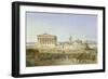 The Acropolis of Athens in the Time of Pericles 444 BC. 1851-Ludwig Lange-Framed Giclee Print