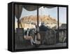 The Acropolis of Athens Seen from the House of the French Consul Louis-Francois-Sebastien Fauvel-null-Framed Stretched Canvas