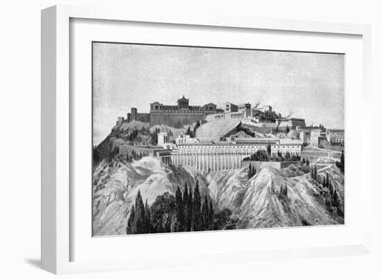 The Acropolis of Pergamon, 1902-O Schulz-Framed Giclee Print