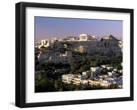 The Acropolis, Parthenon and City Skyline, Athens, Greece-Gavin Hellier-Framed Photographic Print