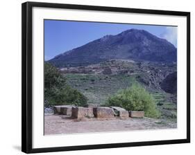 The Acropolis Seen from the Treasury of Atreus or Tomb of Agamemnon in Mycenae-null-Framed Giclee Print