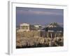 The Acropolis, Unesco World Heritage Site, and Lykabettos Hill, Athens, Greece-Roy Rainford-Framed Photographic Print