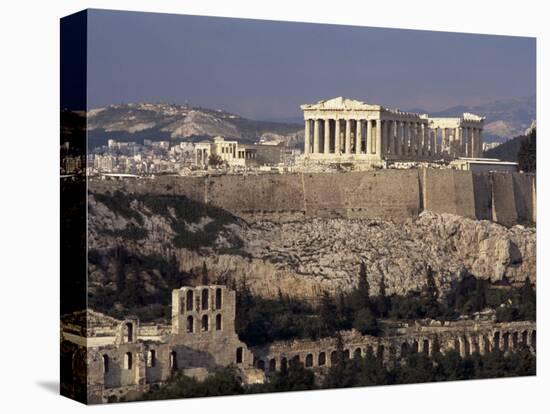 The Acropolis, Unesco World Heritage Site,Athens, Greece-Roy Rainford-Stretched Canvas