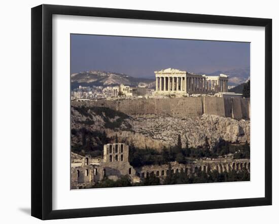 The Acropolis, Unesco World Heritage Site,Athens, Greece-Roy Rainford-Framed Photographic Print