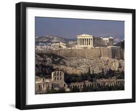 The Acropolis, Unesco World Heritage Site,Athens, Greece-Roy Rainford-Framed Photographic Print