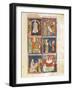 The Actions of the Angels and the Devil, Miniature from Breviary of Love-Mathys Schoevaerdts-Framed Giclee Print