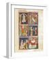 The Actions of the Angels and the Devil, Miniature from Breviary of Love-Mathys Schoevaerdts-Framed Giclee Print