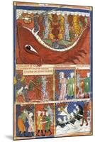 The Actions of the Devil in Hell, Miniature from Breviary of Love-Matfre Ermengau-Mounted Giclee Print