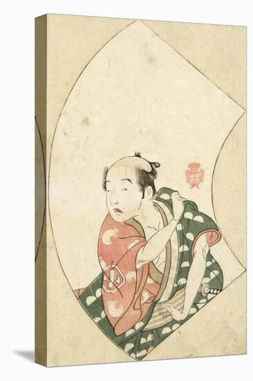 The Actor Arashi Hikokichi, 1770-Katsukawa Shunsho-Stretched Canvas