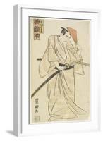 The Actor Arashi Hinasuke, C. 1790s-Utagawa Toyokuni-Framed Giclee Print