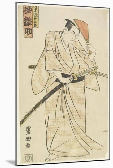 The Actor Arashi Hinasuke, C. 1790s-Utagawa Toyokuni-Mounted Giclee Print