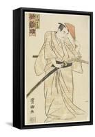 The Actor Arashi Hinasuke, C. 1790s-Utagawa Toyokuni-Framed Stretched Canvas