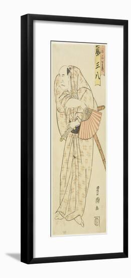 The Actor Arashi Sanpachi, C. 1790s-Utagawa Toyokuni-Framed Giclee Print