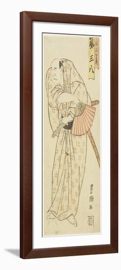 The Actor Arashi Sanpachi, C. 1790s-Utagawa Toyokuni-Framed Giclee Print