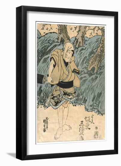 The Actor, Bando Mitsugoro, 1844-Utagawa Kunisada-Framed Giclee Print