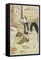 The Actor Bando Mitsugoro III-Utagawa Toyokuni-Framed Stretched Canvas