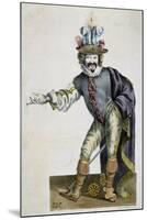 The Actor Bellemore in Role of Matamoro in Illusion Comique, Play-Pierre Corneille-Mounted Giclee Print