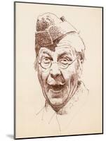 The Actor Clive Dunn as Lance Corporal Jack Jones in the BBC Television Sitcom Dad's Army-Peter Jackson-Mounted Giclee Print