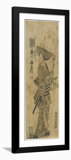 The Actor Ichikawa Benzo as the Page Kichisaburo, May 1766-Torii Kiyomitsu-Framed Giclee Print