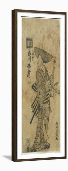 The Actor Ichikawa Benzo as the Page Kichisaburo, May 1766-Torii Kiyomitsu-Framed Giclee Print