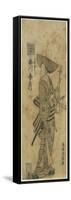 The Actor Ichikawa Benzo as the Page Kichisaburo, May 1766-Torii Kiyomitsu-Framed Stretched Canvas