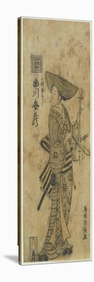 The Actor Ichikawa Benzo as the Page Kichisaburo, May 1766-Torii Kiyomitsu-Stretched Canvas