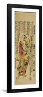 The Actor Ichikawa Danjuro II as Soga No Goro in the Play Soga Koyomi Biraki, 1723-Torii Kiyotomo-Framed Giclee Print