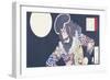 The Actor Ichikawa Danjuro IX in the Role of the Pirate Kezori Kuemon-Tsukioka Kinzaburo Yoshitoshi-Framed Giclee Print