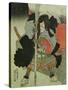 The Actor Ichikawa Danjuro VII as a Samurai Warrior-Utagawa Kunisada-Stretched Canvas