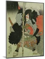 The Actor Ichikawa Danjuro VII as a Samurai Warrior-Utagawa Kunisada-Mounted Giclee Print