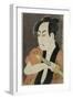 The Actor Ichikawa Omezo as the Manservant Ippei, 1794 (Colour Woodblock Print; Oban)-Toshusai Sharaku-Framed Giclee Print