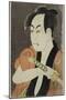 The Actor Ichikawa Omezo as the Manservant Ippei, 1794 (Colour Woodblock Print; Oban)-Toshusai Sharaku-Mounted Giclee Print