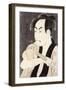 The Actor Ichikawa Omezu in the Role of the Servant Yakko Ippei, 1794-Toshusai Sharaku-Framed Giclee Print