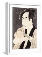 The Actor Ichikawa Omezu in the Role of the Servant Yakko Ippei, 1794-Toshusai Sharaku-Framed Giclee Print