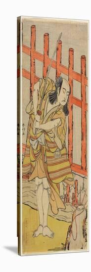 The Actor Ichikawa Yaozo in Character, Late 18th Century-Katsukawa Shunsho-Stretched Canvas