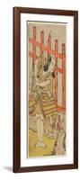 The Actor Ichikawa Yaozo in Character, Late 18th Century-Katsukawa Shunsho-Framed Giclee Print