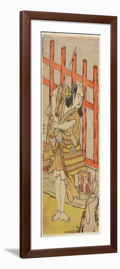 The Actor Ichikawa Yaozo in Character, Late 18th Century-Katsukawa Shunsho-Framed Giclee Print