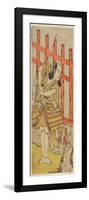 The Actor Ichikawa Yaozo in Character, Late 18th Century-Katsukawa Shunsho-Framed Giclee Print