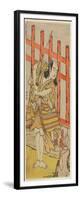 The Actor Ichikawa Yaozo in Character, Late 18th Century-Katsukawa Shunsho-Framed Giclee Print