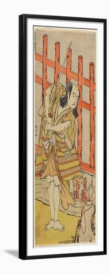 The Actor Ichikawa Yaozo in Character, Late 18th Century-Katsukawa Shunsho-Framed Giclee Print