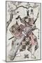 The Actor Ichikawa Yaozo, Japanese Wood-Cut Print-Lantern Press-Mounted Art Print