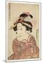 The Actor Iwai Hanshiro V as the Greengrocer's Daughter, Oshichi, C.1815-Utagawa Kunisada-Mounted Giclee Print