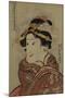 The Actor Iwai Hanshiro V as Yaoya Oshici, circa 1815-Utagawa Kunisada-Mounted Giclee Print