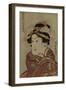 The Actor Iwai Hanshiro V as Yaoya Oshici, circa 1815-Utagawa Kunisada-Framed Giclee Print