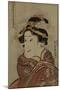 The Actor Iwai Hanshiro V as Yaoya Oshici, circa 1815-Utagawa Kunisada-Mounted Giclee Print