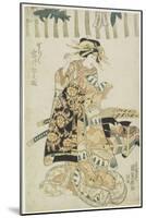The Actor Iwai Matsunosuke as a Courtesan-Utagawa Kunisada-Mounted Giclee Print
